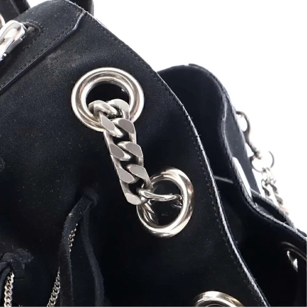 YSL Saint Laurent emmanuelle fringe bucket bag - Picture 7 of 8